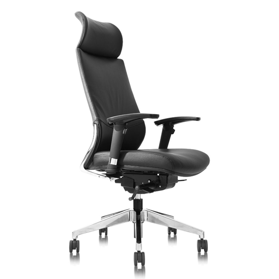Veru HB Leather Chair ergonomic office chair australia darwin